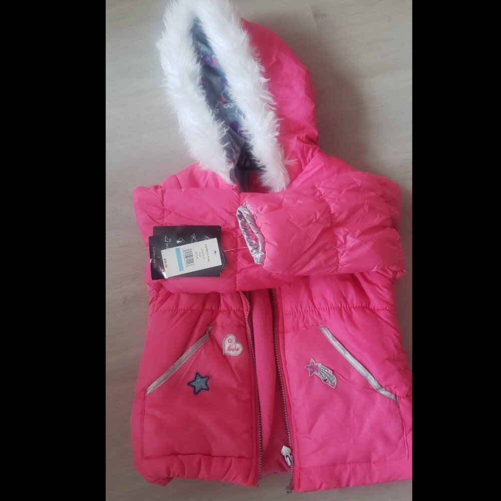 London Fog Pink Girls Puffer Coat New w/tags